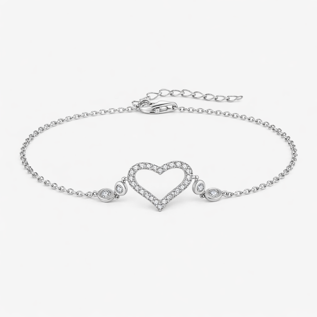 Amélie Heart Armband Armband Sterlingsilber