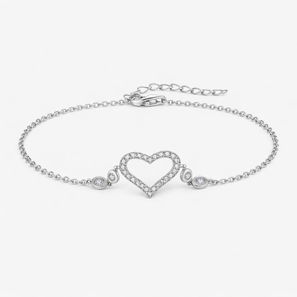 Amélie Heart Armband Armband Sterlingsilber