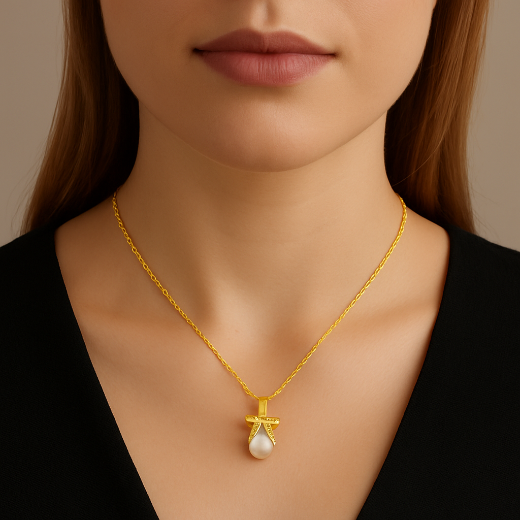 Lovely Bow Perlenhalskette Czarina