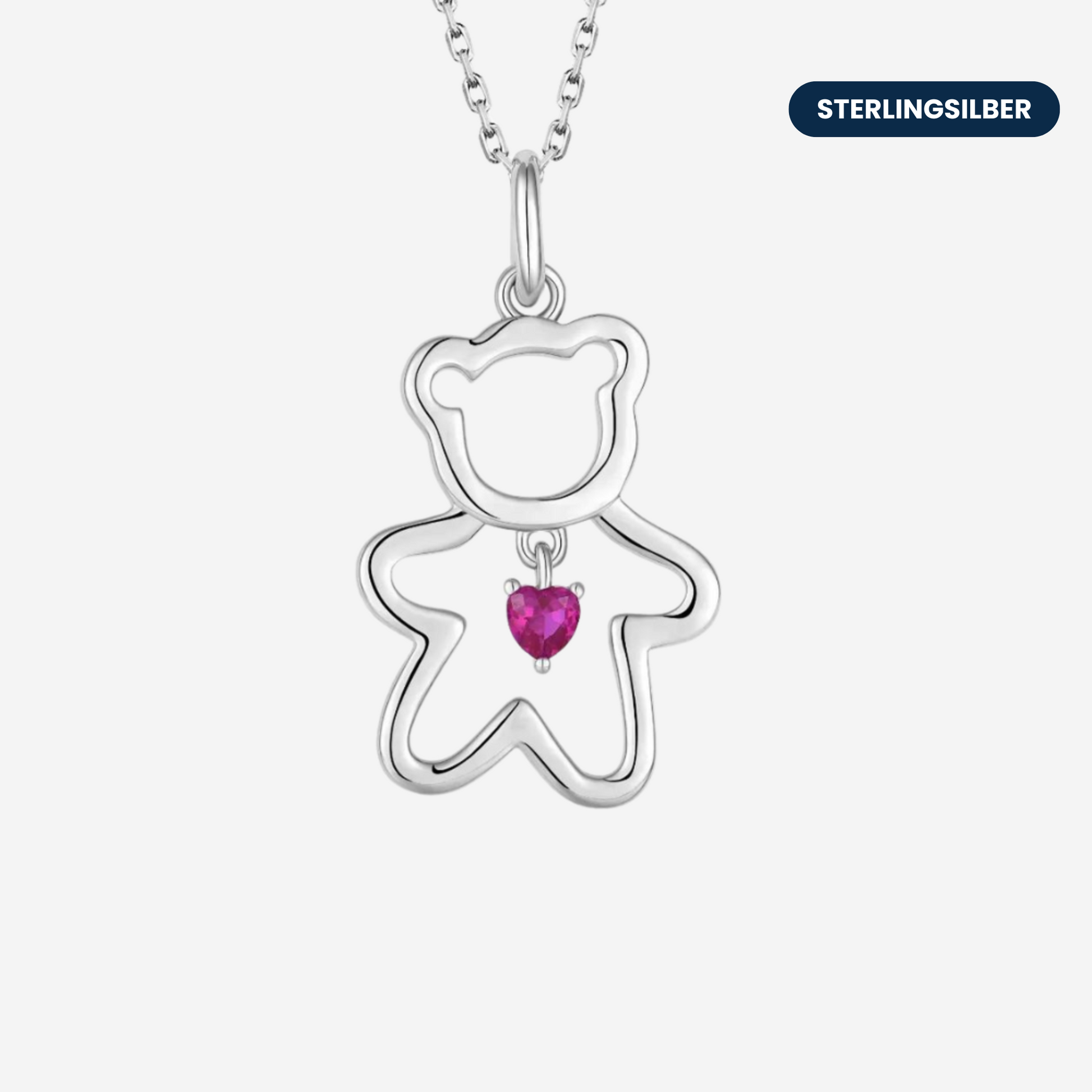 Bär Halskette Halsketten Sterlingsilber