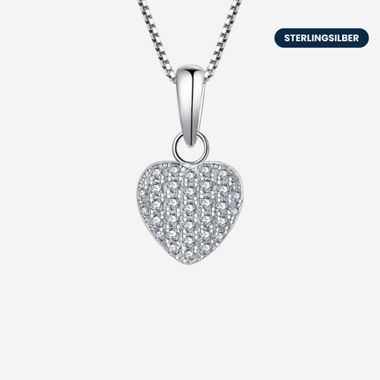 Zirkon-Herz Halskette Halsketten Czarina Jewellery