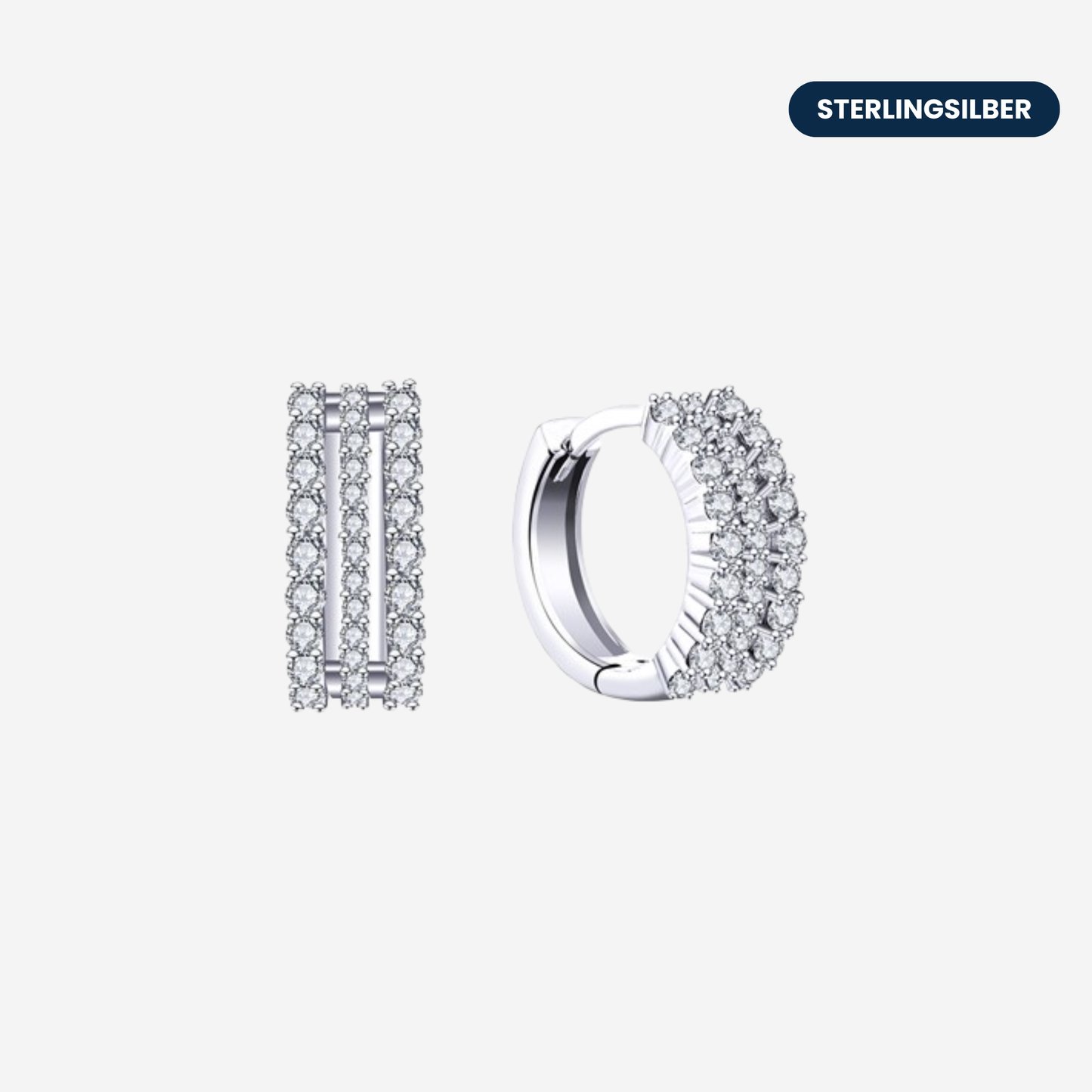 Luna Pavé Creolen Czarina