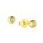 Gold Zirkonia Ohrstecker Ohrringe Czarina Jewellery   