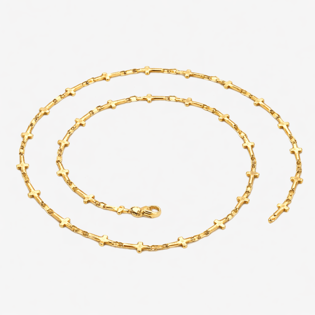 Aurelia Kreuz Halskette Halsketten Czarina Gold