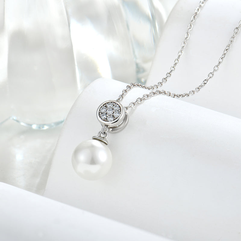 Amélie Pearl Glow Halskette Halsketten Sterlingsilber