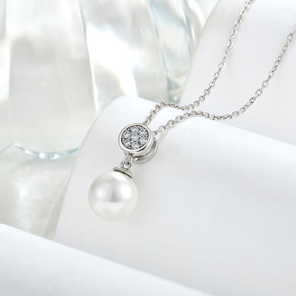 Amélie Pearl Glow Halskette Halsketten Sterlingsilber