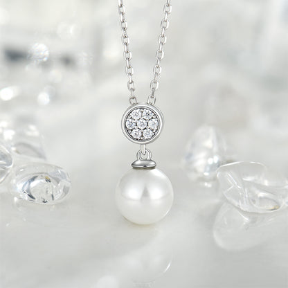 Amélie Pearl Glow Halskette Halsketten Sterlingsilber