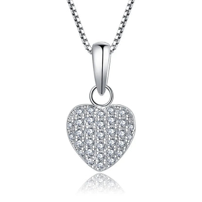 Zirkon-Herz Halskette Halsketten Czarina Jewellery   