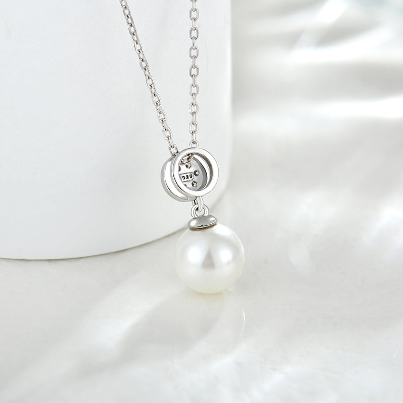 Amélie Pearl Glow Halskette Halsketten Sterlingsilber