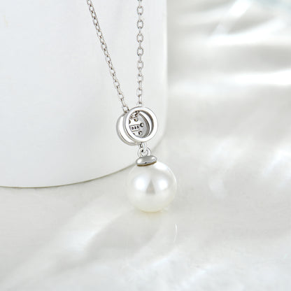 Amélie Pearl Glow Halskette Halsketten Sterlingsilber