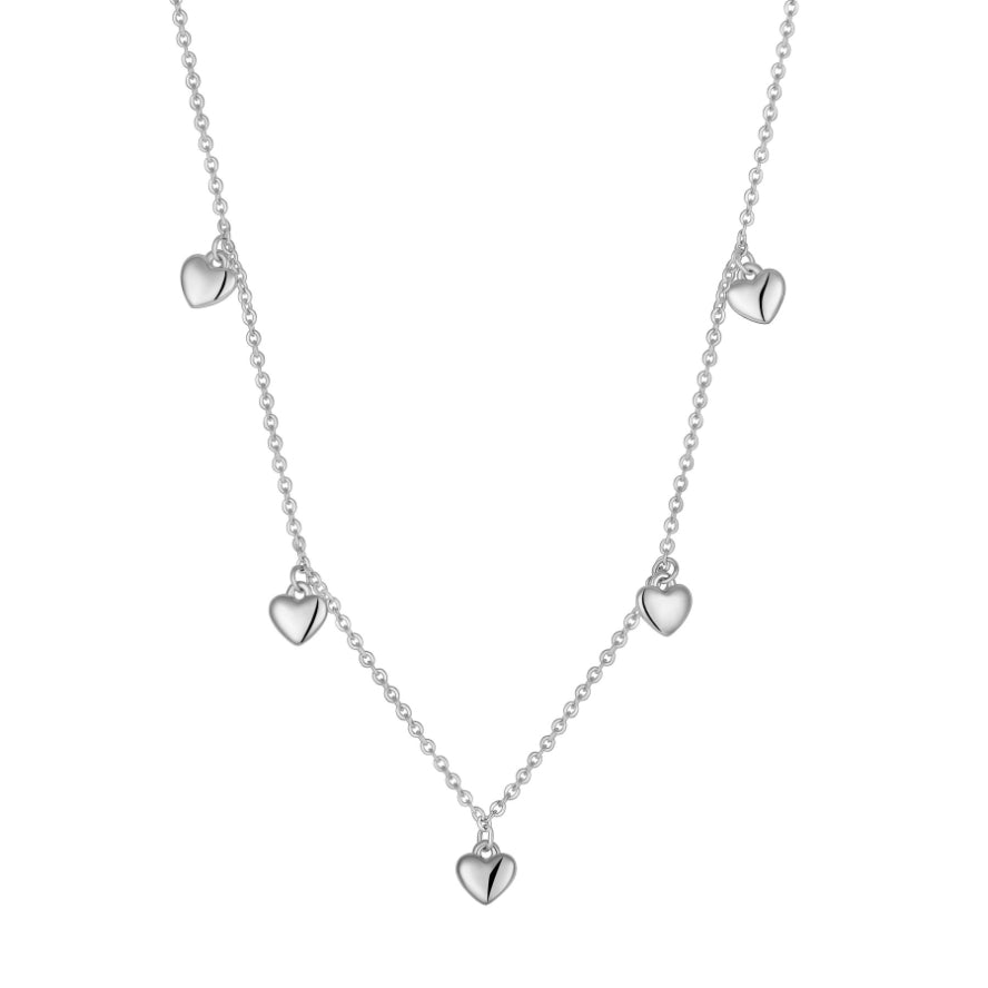 Amora Herz Halskette Halsketten Sterlingsilber