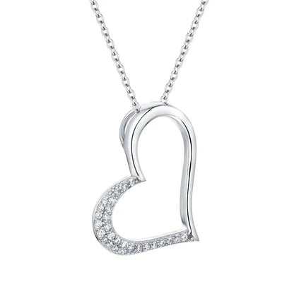 Herz-Liebe Halskette Halsketten Sterlingsilber