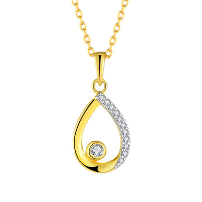 Gold Halskette Wassertropfen Halsketten Czarina Jewellery   