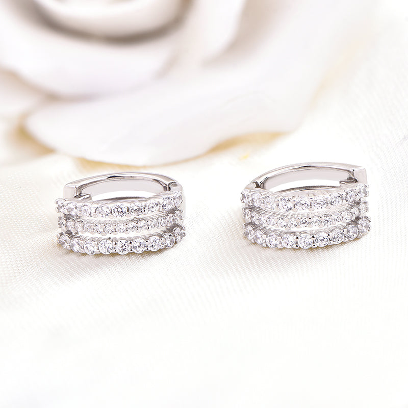 Luna Pavé Creolen Czarina