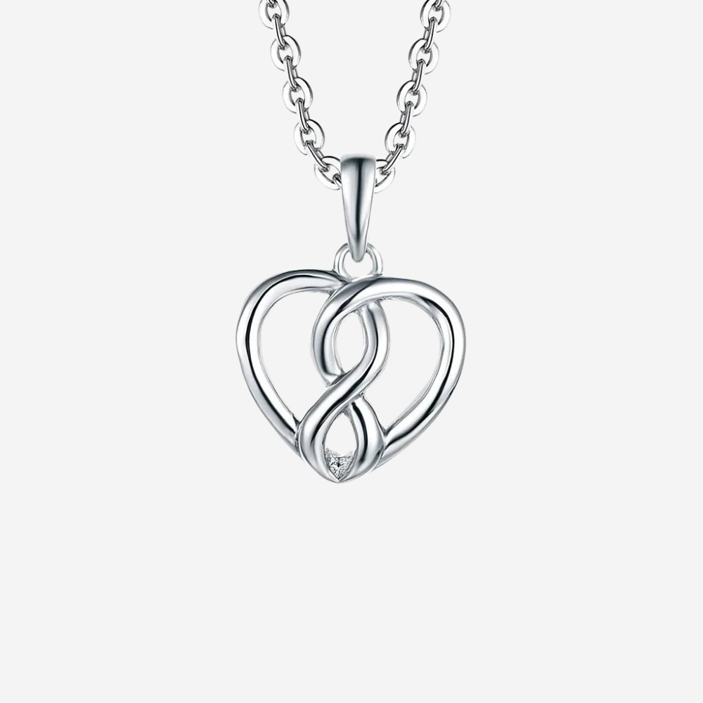 Herz und Unendlich Halskette Halsketten Czarina Jewellery   