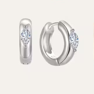 Glow Zirkon Creolen Ohrringe Czarina Jewellery