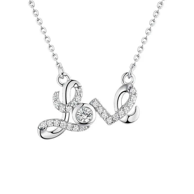 Love Zirkonia Halskette Halsketten Czarina Jewellery   