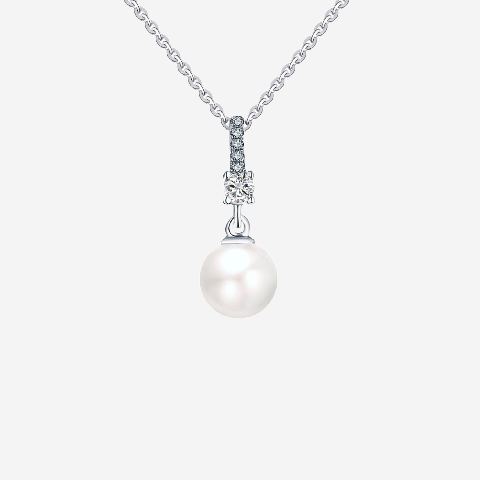 Luna Pearl Halskette Halsketten Sterlingsilber