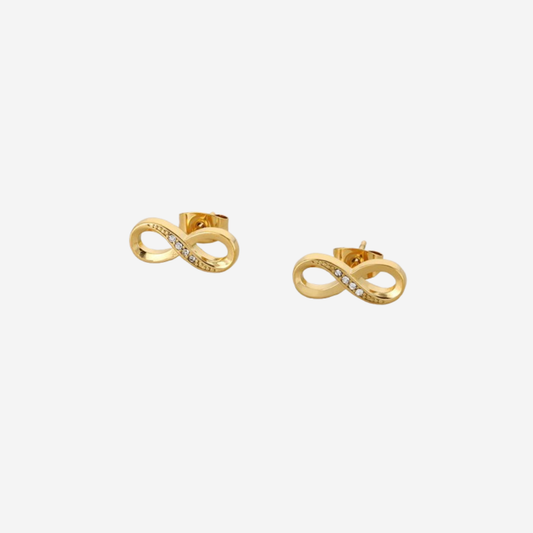 Infinity Ohrstecker Czarina Gold 15x6mm