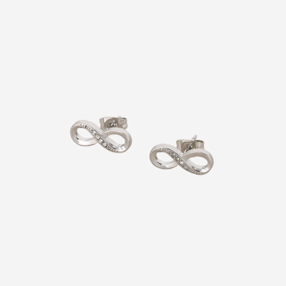 Infinity Ohrstecker Czarina Silber 15x6mm