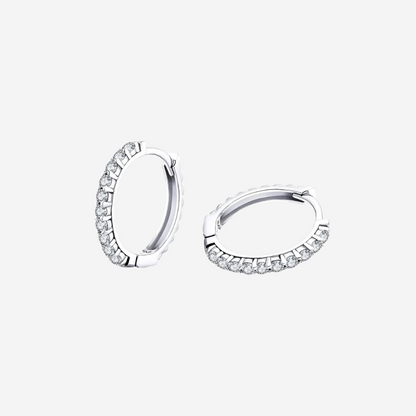 Pavé Silber Ohrringe Ohrringe Czarina Jewellery   