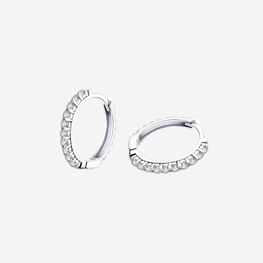 Pavé Silber Ohrringe Ohrringe Czarina Jewellery   