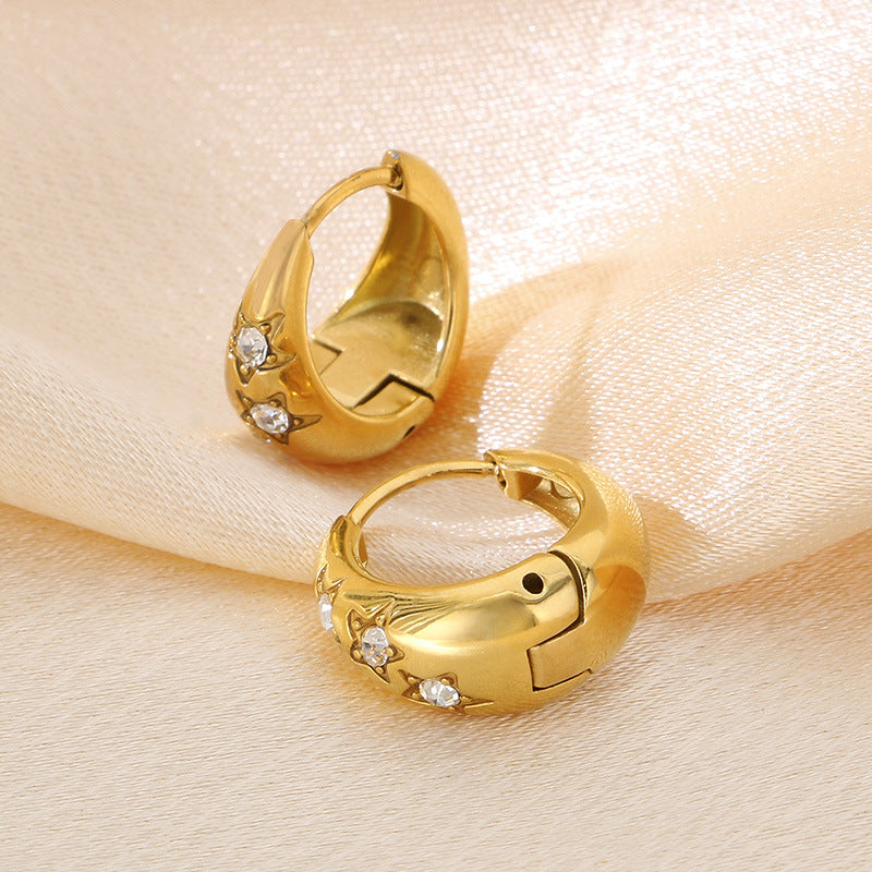 Cleo Star Hoops Ohrringe Czarina