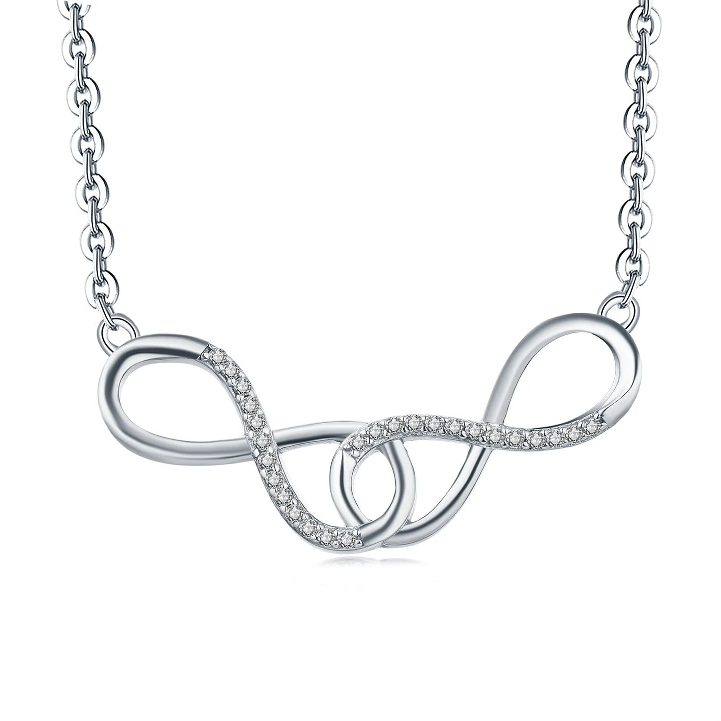 Verschlungene Unendlichkeit Halskette Halsketten Czarina Jewellery   