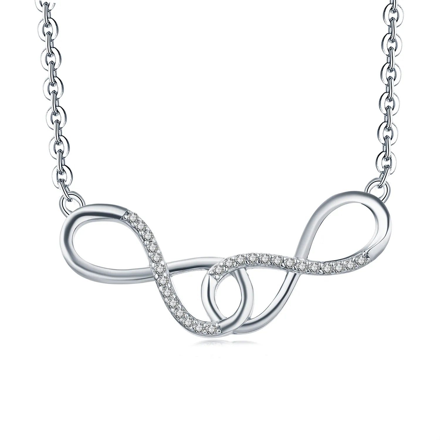 Verschlungene Unendlichkeit Halskette Halsketten Czarina Jewellery   