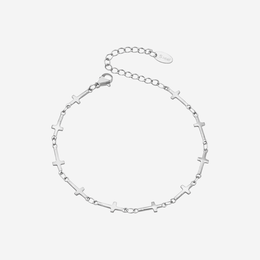 Aurelia Kreuz Armband Armband Czarina Silber 16.5-21.5cm