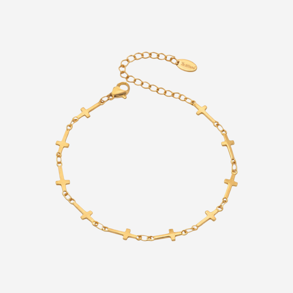 Aurelia Kreuz Armband Armband Czarina Gold 16.5-21.5cm