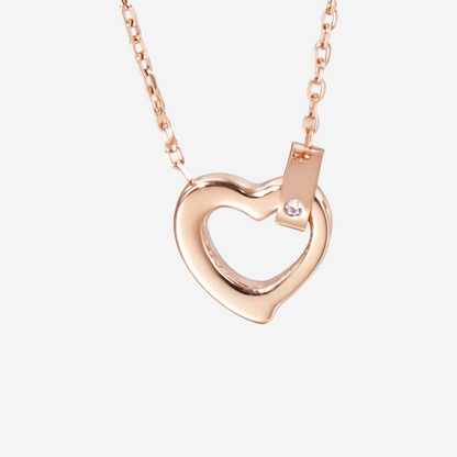 Avelia Herz Glow Halskette Halsketten Czarina Roségold