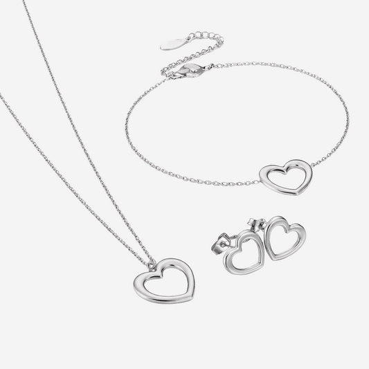 Lumina Herz Set Set Czarina Silber
