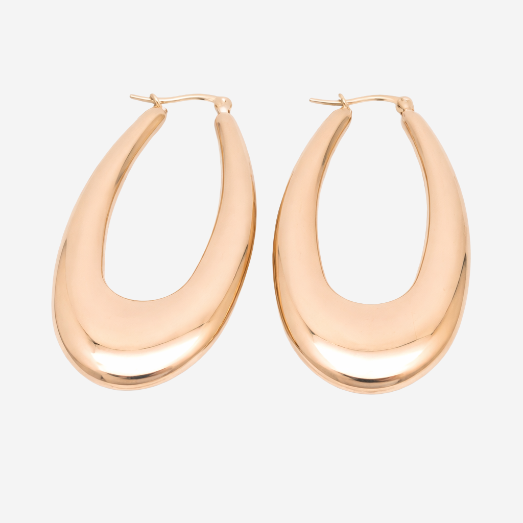 Amara Drop Hoops Ohrringe Czarina Roségold
