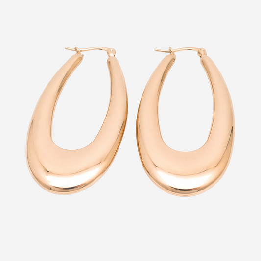 Amara Drop Hoops Ohrringe Czarina Roségold