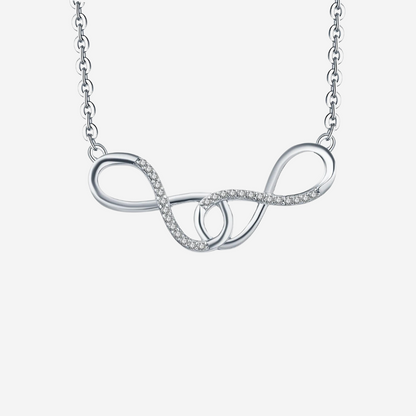 Verschlungene Unendlichkeit Halskette Halsketten Czarina Jewellery   