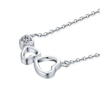 Drei Herz Halskette Halsketten Czarina Jewellery   
