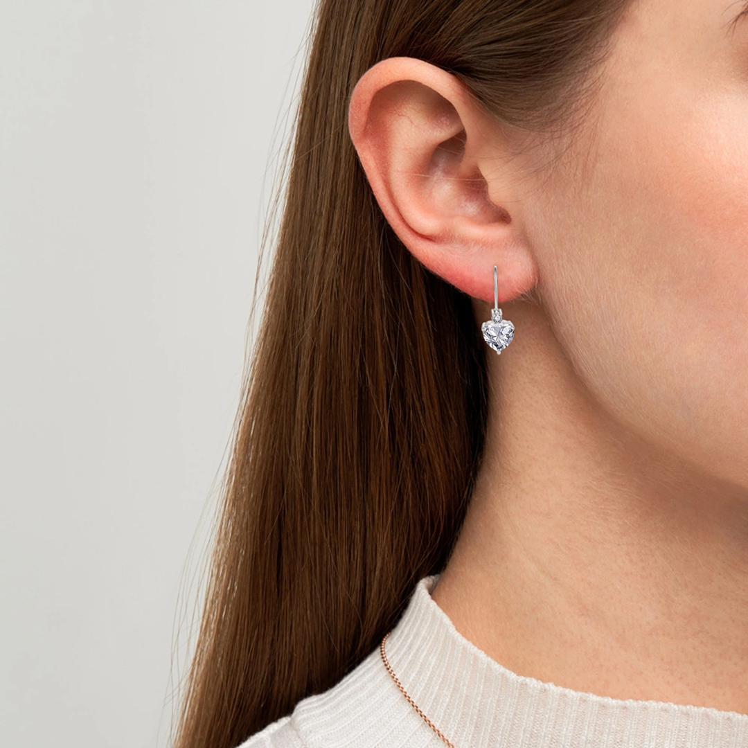 Herz Zirkonia Ohrringe Ohrringe Czarina Jewellery   