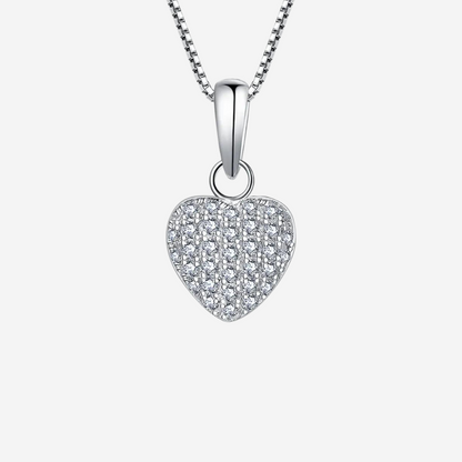 Zirkon-Herz Halskette Halsketten Czarina Jewellery   