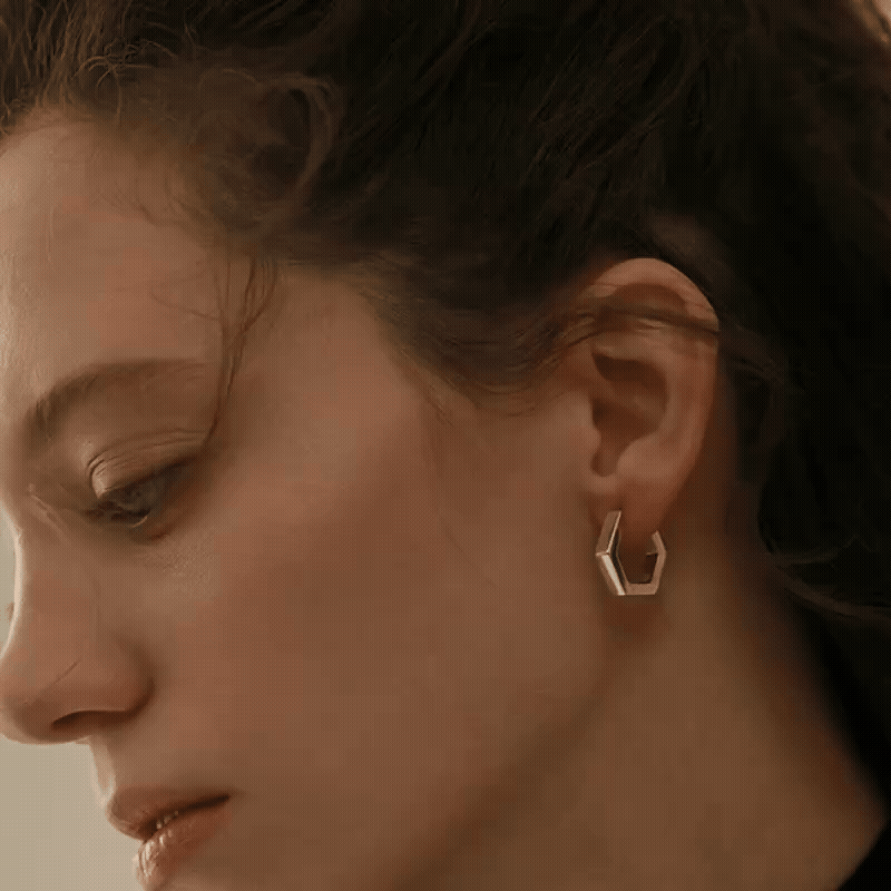 Noa Pure Hoops Ohrringe Sterlingsilber