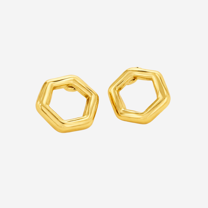 Mira Circle Ohrringe Ohrringe Czarina Gold