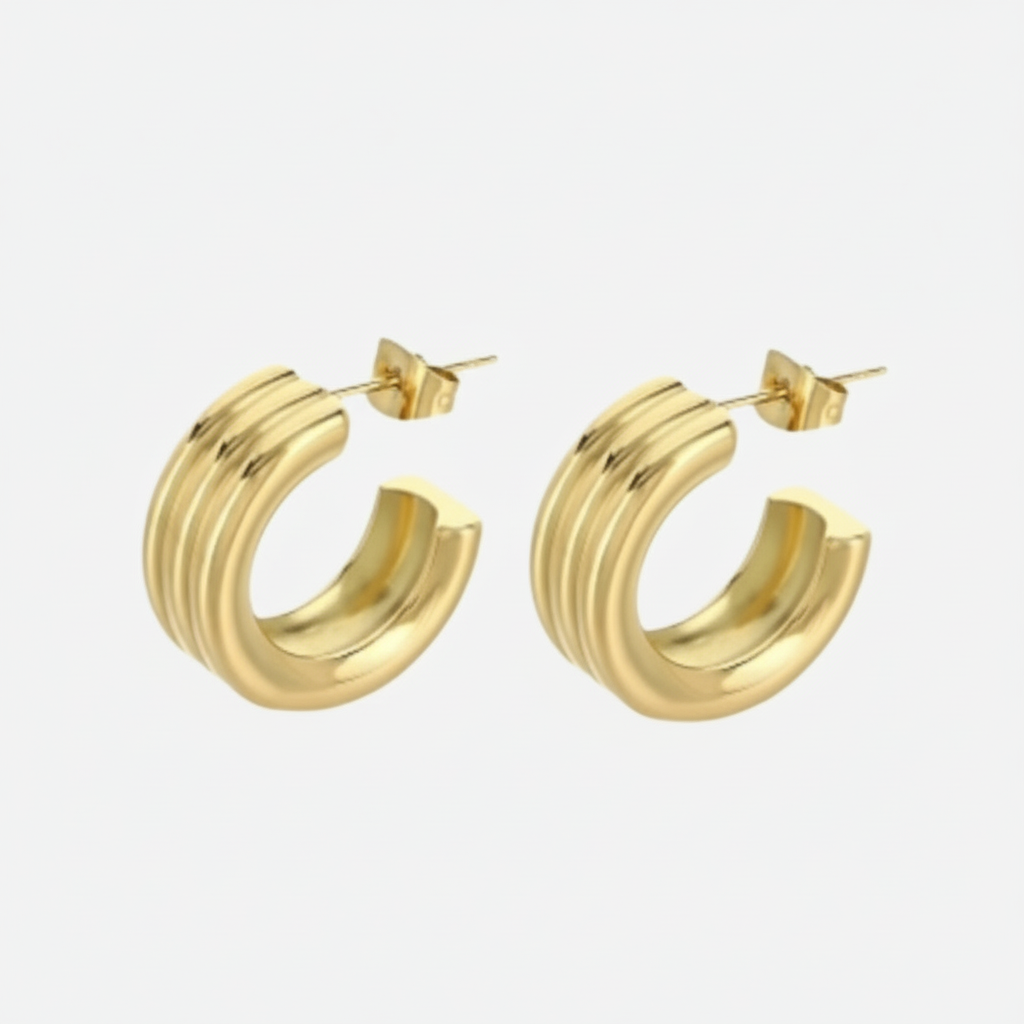 Vela Bold Hoops Ohrringe Czarina