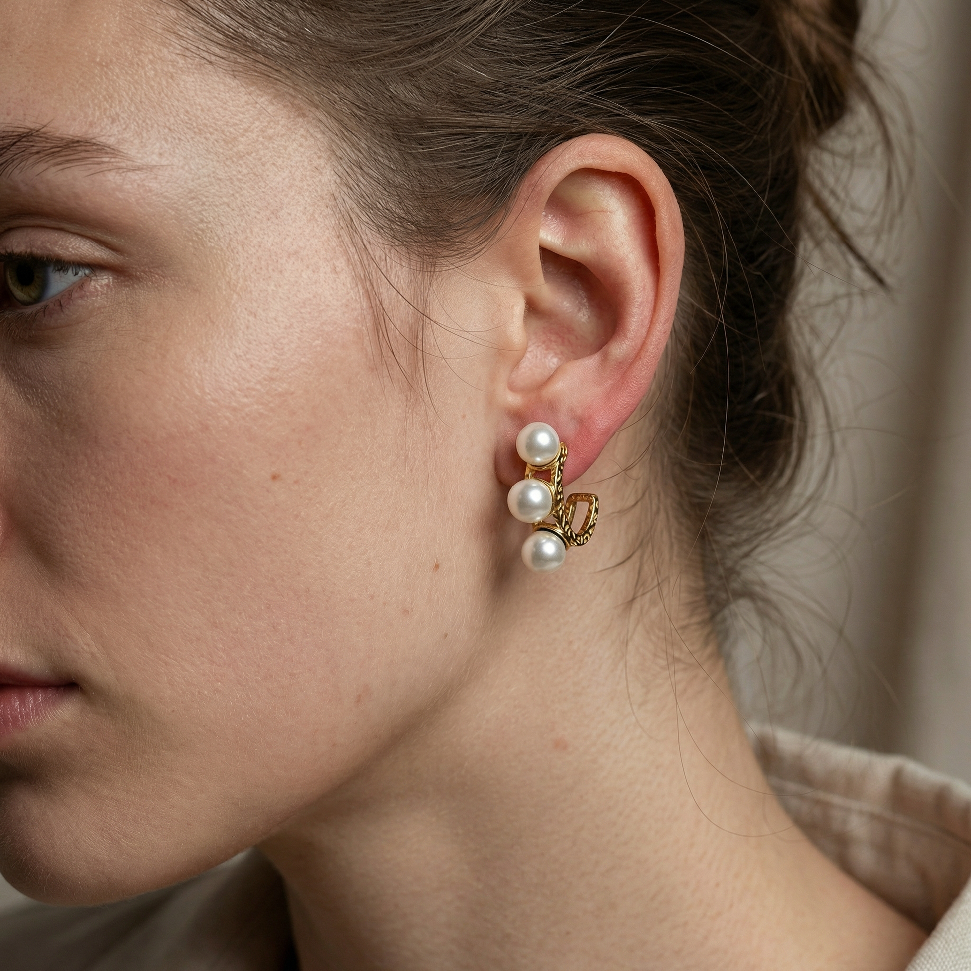 Elegant Pearl Ohrringe Czarina