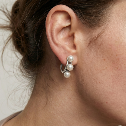 Elegant Pearl Ohrringe Czarina