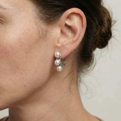 Elegant Pearl Ohrringe Czarina