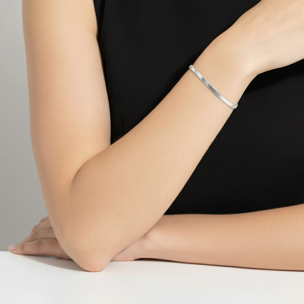 Feines Gliederarmband Wasserfest