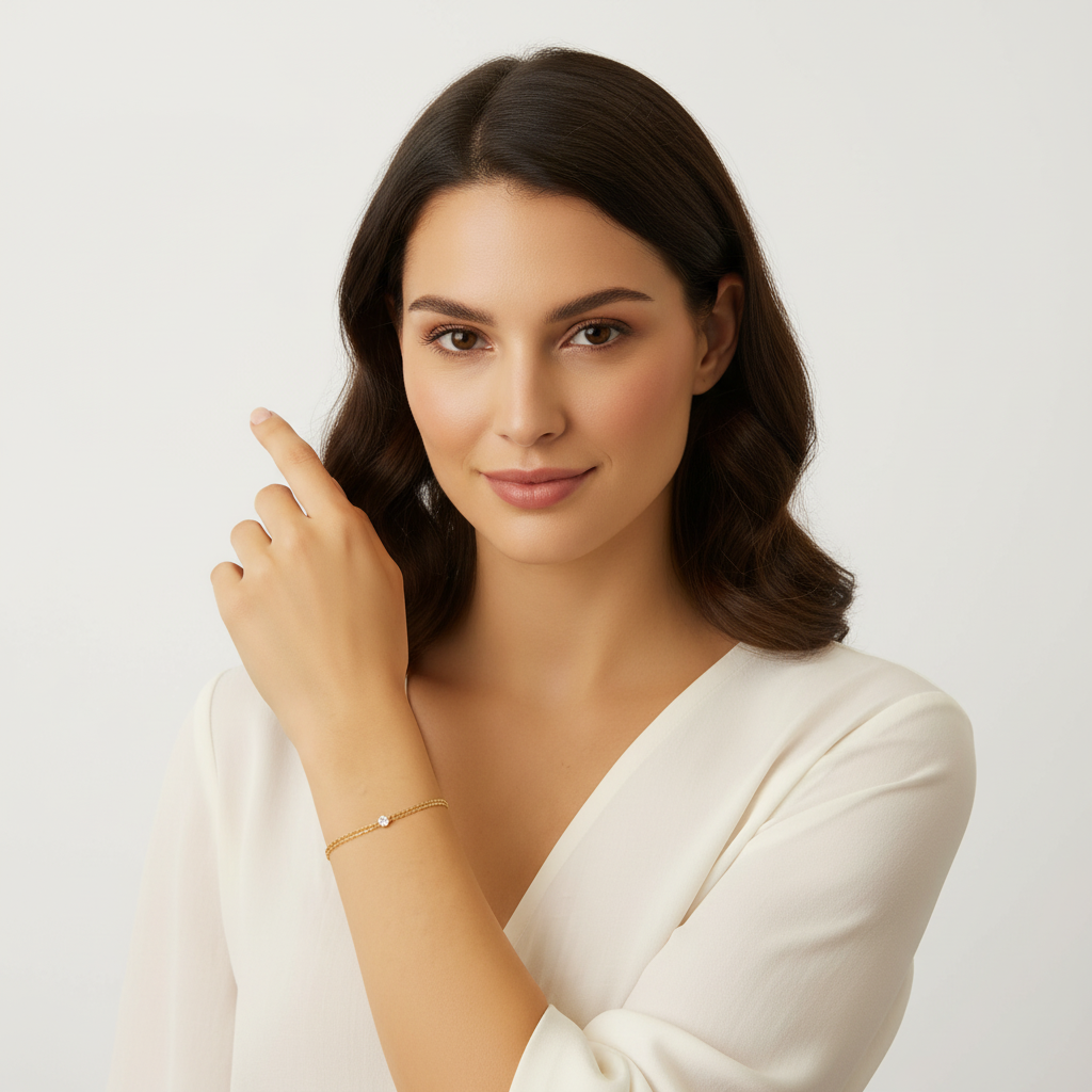 Elegant Sparkle Armband Wasserfest