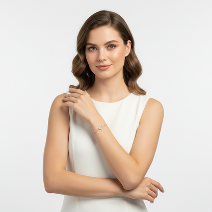 Herzform Love Armband Wasserfest