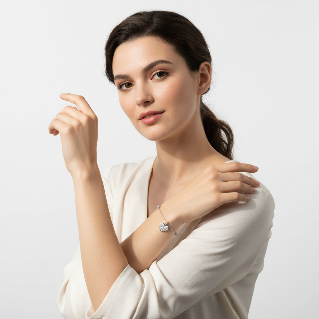 Zartes Herz-Armband Czarina
