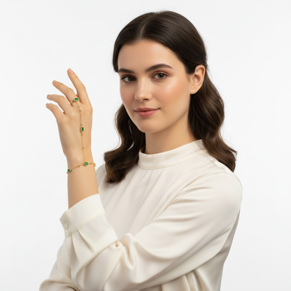 Handkettchen mit Ring Czarina